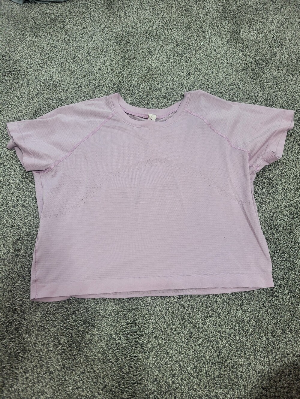 lululemon athletica Lavender Short Sleeve Performance Tee